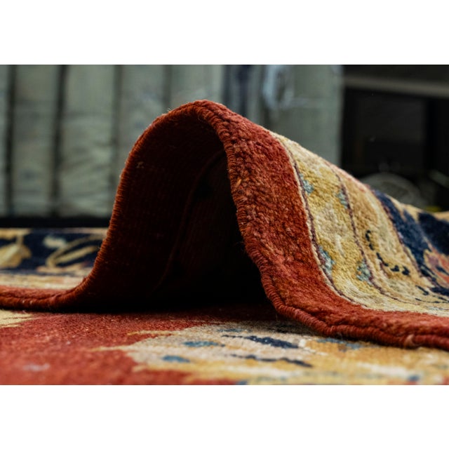 Textile Oushak Square Rug 8'10" x 8' #17006 For Sale - Image 7 of 8