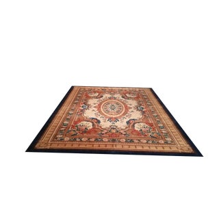 Aubusson Design Wool Rug - 9'8" X 13' - Size Cat. 10x13 10x14 For Sale