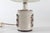 Medium size ceramic table lamp made by the ceramic workshop Stogo in Denmark circa 1960s. The lamp base is partly glazed...