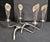 VTG Hans Jensen Silverplate Calla Lily Taper Candle Holders Denmark For Sale - Image 11 of 11