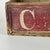 Primitive Folk Art Hand Constructed & Painted Wooden Trough/Box With Initials on It For Sale - Image 11 of 11