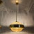 Pair of Mid Century Modern Glass Pendant Lights 1970s For Sale - Image 4 of 14