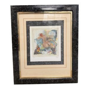 Albert Poleg Signed Limited Edition "Study of Nude" Offset Lithograph