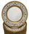 Rosenthal Set of 16 Rosenthal Continental Gold Encrusted Porcelain Dinner Plates 5500i For Sale - Image 4 of 6