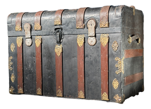 Camel Top Steamer Trunk