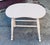 Vintage 1930s Painted Oak Wood Kidney-Shaped Stool Full of rustic charm and honest craftsmanship, this vintage 1930s...