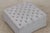 Traditional Vanguard Square Tufted Upholstered Ottoman For Sale - Image 3 of 14