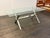 Chrome X-Base Dining Table With Tempered Glass Top For Sale - Image 9 of 12