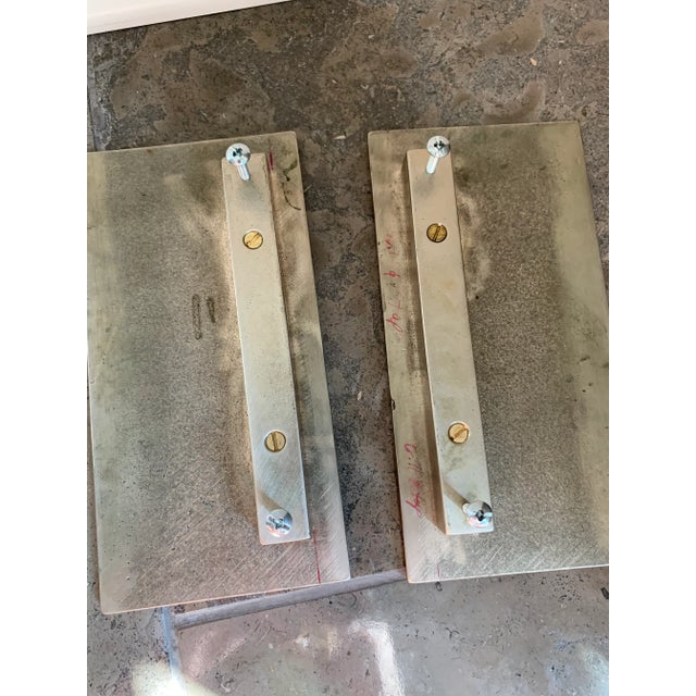 2010s Sun Valley Bronze Custom Cabinet Pulls - a Pair For Sale - Image 5 of 6