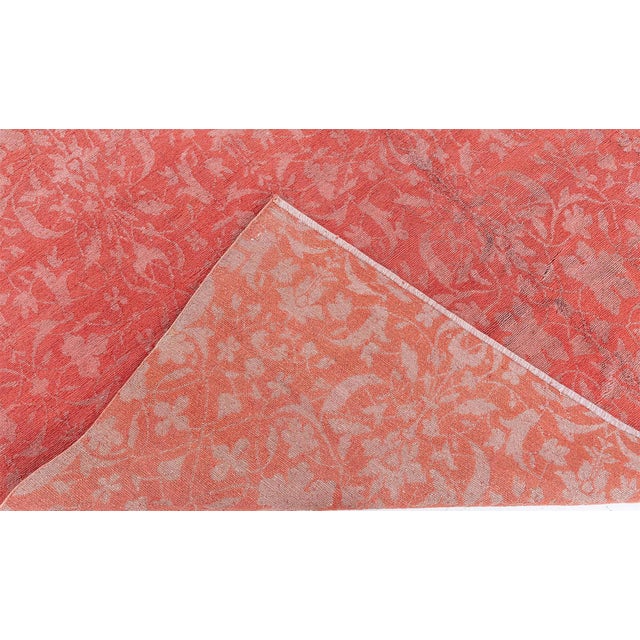 Modern Traditional Red Wool & Silk Rug by Doris Leslie Blau For Sale - Image 9 of 9