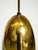 Gold Mid-Century Modern Brass Height-Adjustable Pendant Lamp, 1950s For Sale - Image 8 of 18