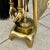 James Mont Asian Brass Fireplace Tool Set For Sale In Palm Springs - Image 6 of 12