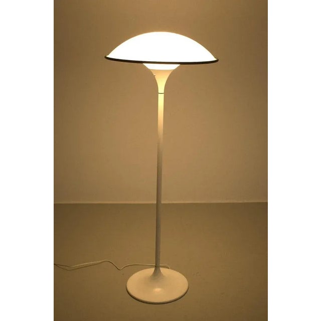 Wonderfulful Shaped "Cosmos" Floor Lamp Designed by Preben Jacobsen for Fog & Mørup Denmark in the 1980s. The lamp is in...