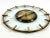 Mid-Century Modern Vintage Glass & Brass Wall Clock from Diehl, 1950s For Sale - Image 3 of 9