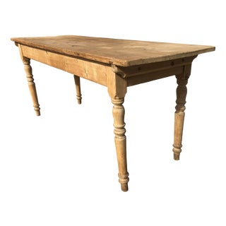 Long German Tavern Table, 1890s For Sale
