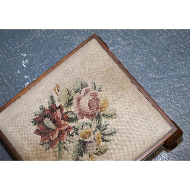 Victorian Hand Carved Queen Anne Legs Piano Stool For Sale - Image 10 of 13