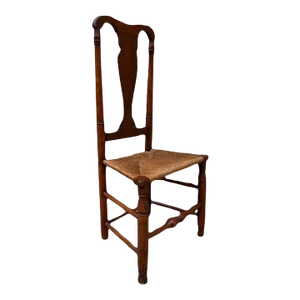 Antique American Queen Anne Style Country Chair