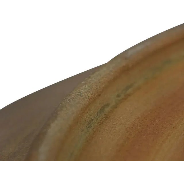 19th Century 19th Century Large Fireclay Charger Plate For Sale - Image 5 of 6