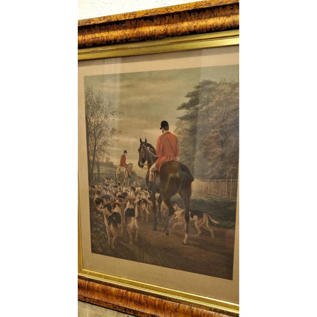 19th Century, Eas Douglas Hunt Scene Aquatint Engraving For Sale - Image 9 of 13