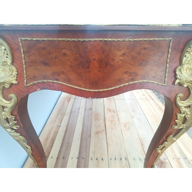 1910s French Louis XV Style Bureau Plat / Writing Desk For Sale - Image 12 of 16