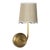 Regina Andrew Ariel Sconce, Natural Brass For Sale