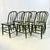 Farmhouse Late 19th C. Antique Americana Farmhouse Boho Chic Chippy Paint Pine Dining Chairs - Set of 6 For Sale - Image 3 of 16