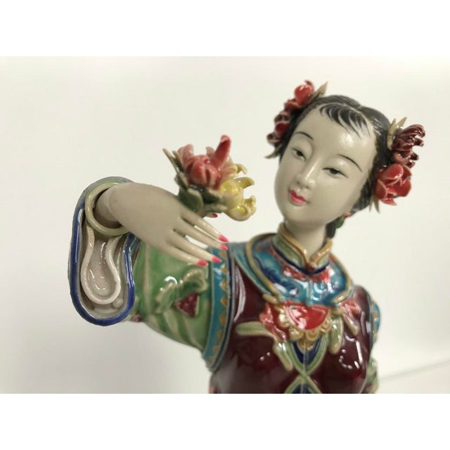 Exquisite HandMade Chinese Porcelain Figurine Chairish