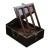 Huali Rosewood Folding Book Stand Box With Drawer For Sale