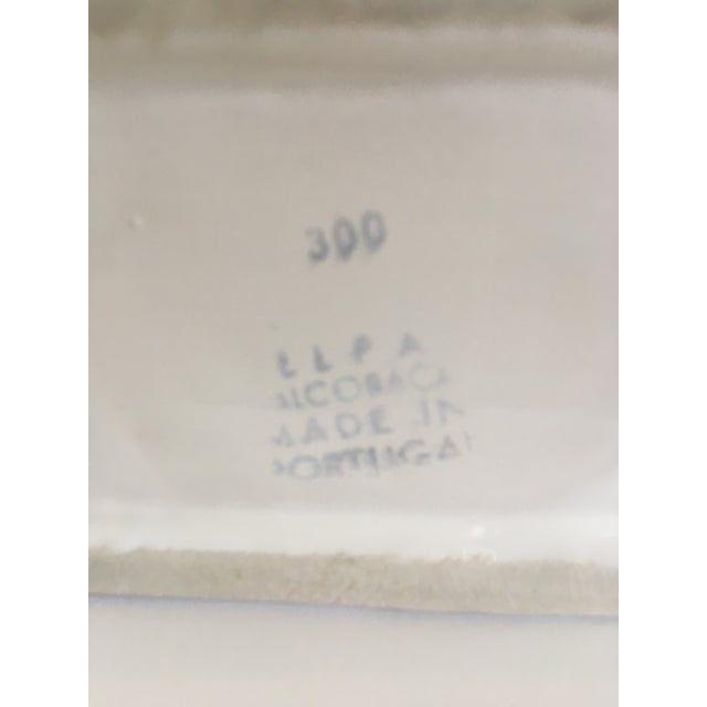 Vintage Portuguese Tulipiere/Five Finger Vase For Sale - Image 10 of 12