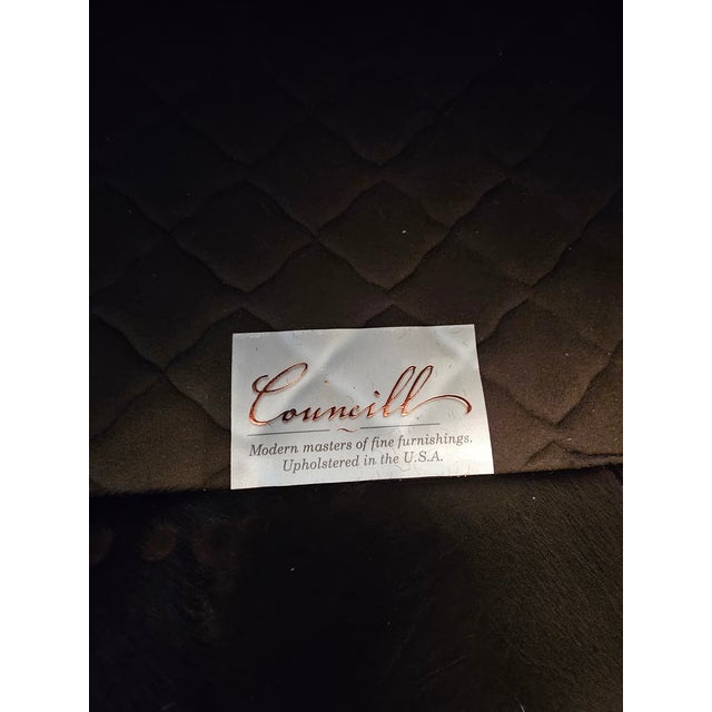 Pair of Zachary Lounge Chairs by Councill For Sale - Image 9 of 9