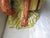 Red Vintage Huge Mid Century Italian Ceramic Fox and Mail Satchel Chache Pot For Sale - Image 8 of 15
