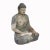 2000 - 2009 Chinese Rustic Wood Sitting Gautama Amitabha Buddha Statue For Sale - Image 5 of 6