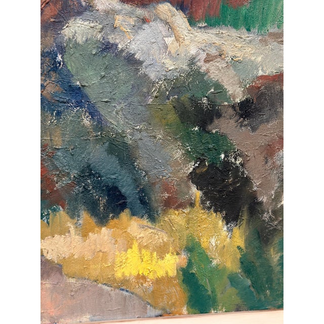 Helge Cardell, Autumn Motif, 1950s, Oil on Canvas For Sale - Image 12 of 18