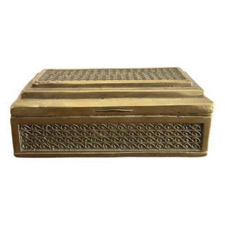 Antique Brass Betel Box - Decorative Box For Sale