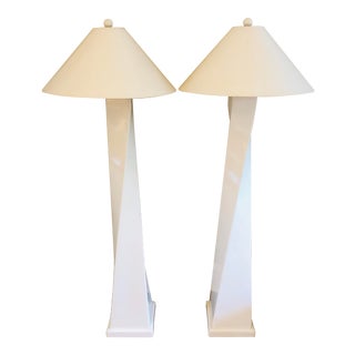 Postmodern Floor Lamps by Tyndale Lamps for Frederick Cooper - a Pair For Sale