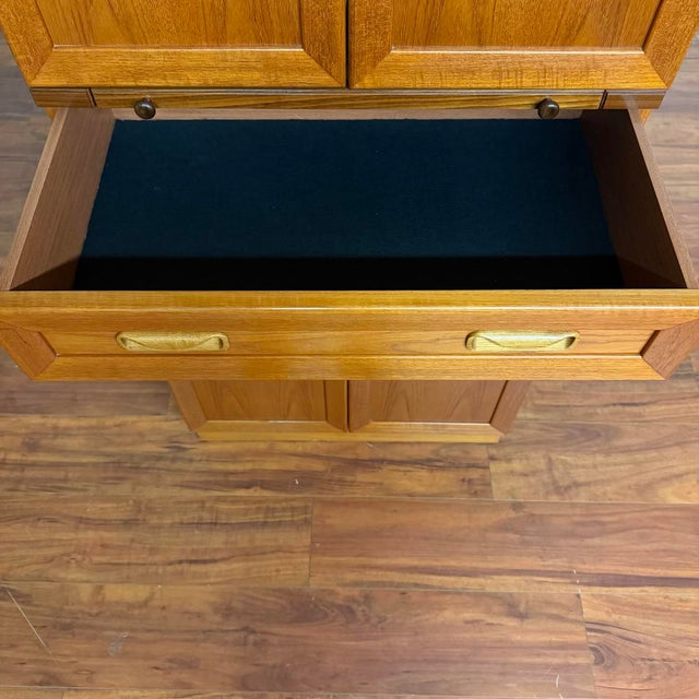 Wood G-Plan Vintage Teak Bar / Wine Cabinet For Sale - Image 7 of 11