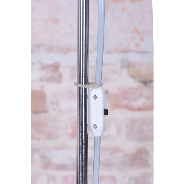 1960s Mid-Century Floor Lamp in Chrome by J. Hůrka for Napako, Czech, 1960s For Sale - Image 5 of 15