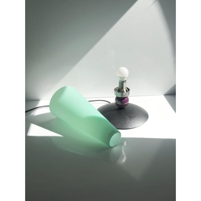 German Postmodern Table Lamp from Casablanca, 1980s, in Very Good conditions. Designed 1980 to 1989 This piece has an...