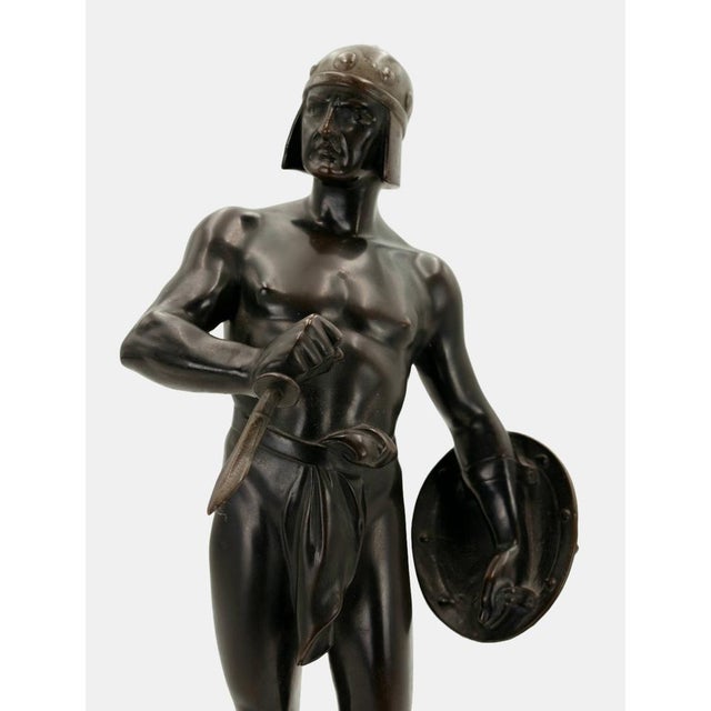 Bruno Zach, Gladiator Ready for Battle, 1930, Bronze For Sale - Image 10 of 14