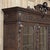 19th Century Renaissance Revival Hand-Carved Oak Triple Bookcase For Sale - Image 15 of 18
