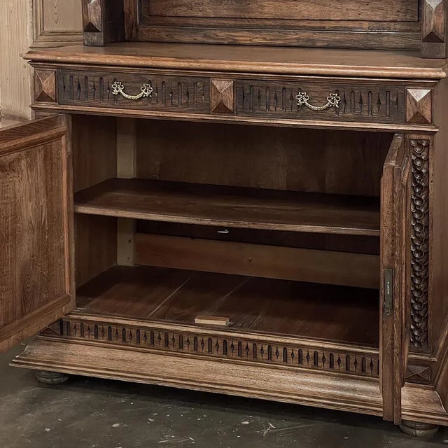 Mid 19th Century 19th Century French Neoclassical Open Bookcase For Sale - Image 5 of 15