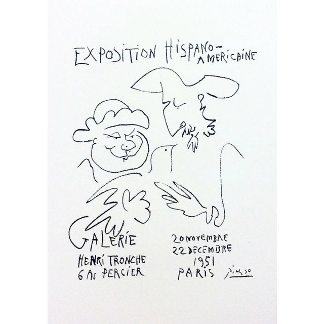 Title:? Exp Italiano Americain Artist: Pablo Picasso Country: Spain Medium: Lithograph – 65 Paper size: 12.50 X 9.50 inch...