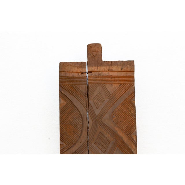 African Very Tall 91" Tribal African Door For Sale - Image 3 of 8