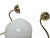 Vintage Art Deco Sconces, Poland, 1950s, Set of 2 For Sale - Image 10 of 12