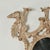 Impressive vintage Italian wall mirror hand carved in walnut in a dramatic Chinese chippendale form,with a white washed...