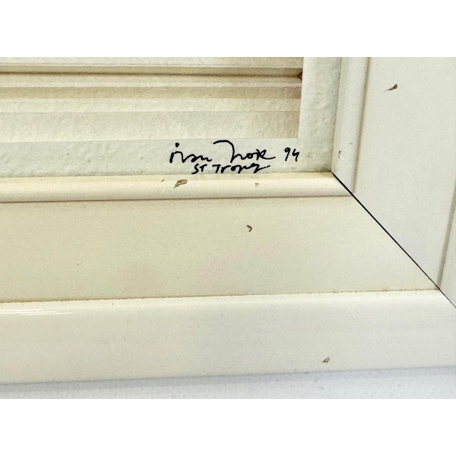 Ivan Hor, Art Bateau, 1994, Wood and Paper, Framed For Sale - Image 6 of 11