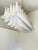 2020s Contemporary Modern Frosted "Selle" Murano Glass Rectangular Chandelier in Mazzega Style For Sale - Image 5 of 7