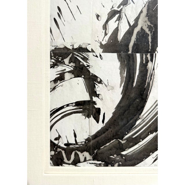 Cecil Touchon, Mixed Media Collage Cut Painting Cecil Touchon Black White Assemblage Texas Art, c.2005-2007 For Sale In Miami - Image 6 of 12