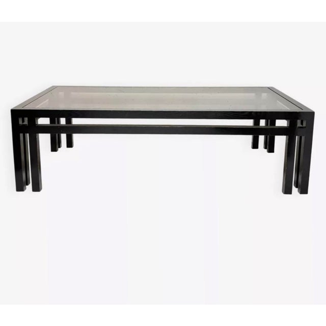 Black Nessus Coffee Table by Jean Michel Wilmotte, 1980s For Sale - Image 8 of 8