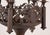 A nice and decorative Gothic Revival chandelier / pendant. Condition: Metal frame with candles in antique brass and was...